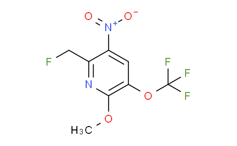 2-(Fluoromethyl)-6-methoxy-3-nitro-5-(trifluoromethoxy)pyridine