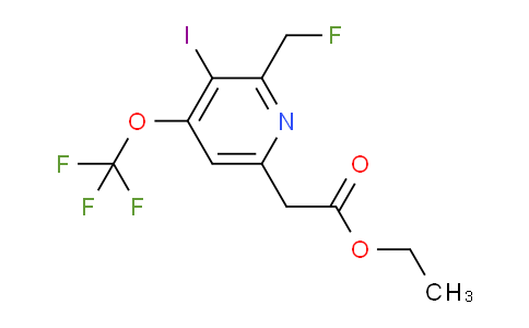 AM153166 | 1806746-65-5 | Ethyl 2-(fluoromethyl)-3-iodo-4-(trifluoromethoxy)pyridine-6-acetate