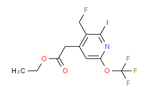AM153188 | 1806260-98-9 | Ethyl 3-(fluoromethyl)-2-iodo-6-(trifluoromethoxy)pyridine-4-acetate
