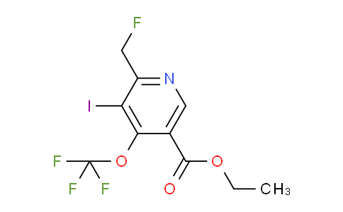 AM153191 | 1804840-11-6 | Ethyl 2-(fluoromethyl)-3-iodo-4-(trifluoromethoxy)pyridine-5-carboxylate