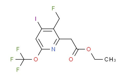 AM153193 | 1806746-94-0 | Ethyl 3-(fluoromethyl)-4-iodo-6-(trifluoromethoxy)pyridine-2-acetate