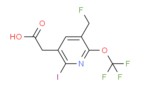 AM153196 | 1804358-20-0 | 3-(Fluoromethyl)-6-iodo-2-(trifluoromethoxy)pyridine-5-acetic acid