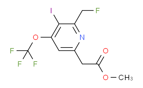 AM153201 | 1804442-78-1 | Methyl 2-(fluoromethyl)-3-iodo-4-(trifluoromethoxy)pyridine-6-acetate