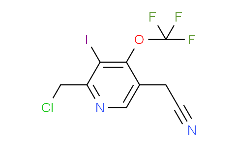 AM153224 | 1804354-73-1 | 2-(Chloromethyl)-3-iodo-4-(trifluoromethoxy)pyridine-5-acetonitrile