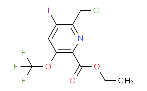 AM153225 | 1806258-21-8 | Ethyl 2-(chloromethyl)-3-iodo-5-(trifluoromethoxy)pyridine-6-carboxylate