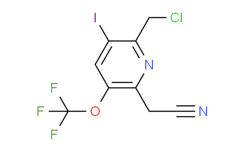 AM153229 | 1806179-09-8 | 2-(Chloromethyl)-3-iodo-5-(trifluoromethoxy)pyridine-6-acetonitrile