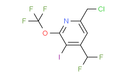 AM153233 | 1804795-42-3 | 6-(Chloromethyl)-4-(difluoromethyl)-3-iodo-2-(trifluoromethoxy)pyridine