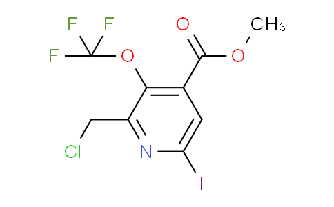 Methyl 2-(chloromethyl)-6-iodo-3-(trifluoromethoxy)pyridine-4-carboxylate