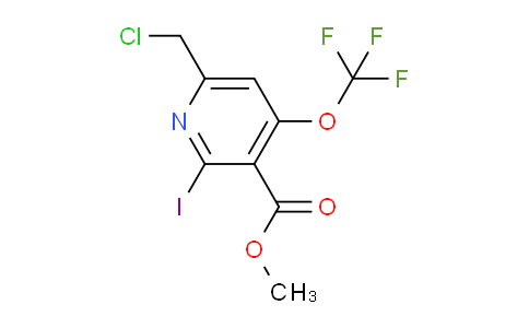 Methyl 6-(chloromethyl)-2-iodo-4-(trifluoromethoxy)pyridine-3-carboxylate