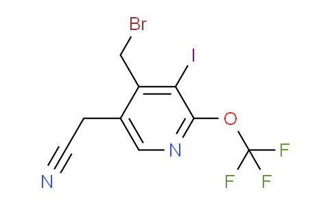 AM153253 | 1804626-96-7 | 4-(Bromomethyl)-3-iodo-2-(trifluoromethoxy)pyridine-5-acetonitrile