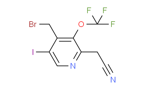AM153257 | 1806252-29-8 | 4-(Bromomethyl)-5-iodo-3-(trifluoromethoxy)pyridine-2-acetonitrile