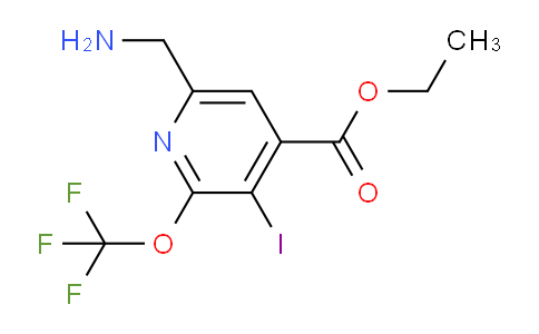 AM153267 | 1804777-56-7 | Ethyl 6-(aminomethyl)-3-iodo-2-(trifluoromethoxy)pyridine-4-carboxylate