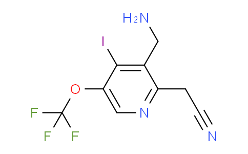 AM153272 | 1804482-31-2 | 3-(Aminomethyl)-4-iodo-5-(trifluoromethoxy)pyridine-2-acetonitrile