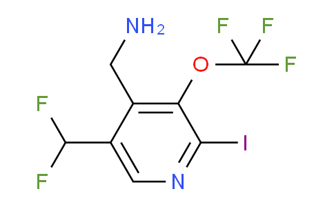 AM153297 | 1806194-16-0 | 4-(Aminomethyl)-5-(difluoromethyl)-2-iodo-3-(trifluoromethoxy)pyridine