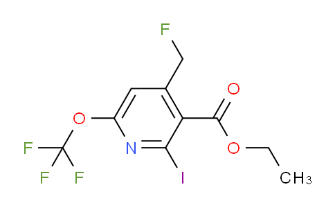 AM153298 | 1804765-94-3 | Ethyl 4-(fluoromethyl)-2-iodo-6-(trifluoromethoxy)pyridine-3-carboxylate