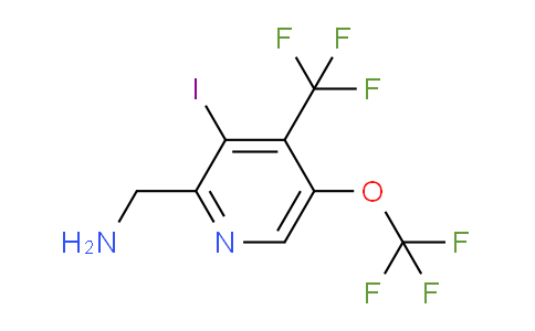 AM153301 | 1806249-74-0 | 2-(Aminomethyl)-3-iodo-5-(trifluoromethoxy)-4-(trifluoromethyl)pyridine