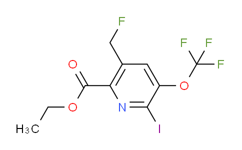 AM153309 | 1804743-59-6 | Ethyl 5-(fluoromethyl)-2-iodo-3-(trifluoromethoxy)pyridine-6-carboxylate