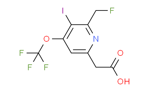 AM153315 | 1806260-78-5 | 2-(Fluoromethyl)-3-iodo-4-(trifluoromethoxy)pyridine-6-acetic acid