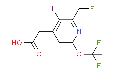 AM153316 | 1806746-61-1 | 2-(Fluoromethyl)-3-iodo-6-(trifluoromethoxy)pyridine-4-acetic acid