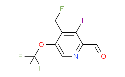 AM153353 | 1804839-77-7 | 4-(Fluoromethyl)-3-iodo-5-(trifluoromethoxy)pyridine-2-carboxaldehyde