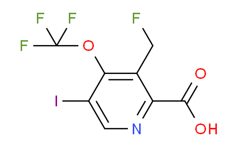 AM153362 | 1804441-48-2 | 3-(Fluoromethyl)-5-iodo-4-(trifluoromethoxy)pyridine-2-carboxylic acid