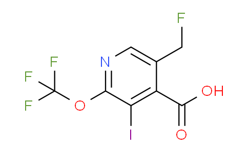 AM153368 | 1804839-91-5 | 5-(Fluoromethyl)-3-iodo-2-(trifluoromethoxy)pyridine-4-carboxylic acid