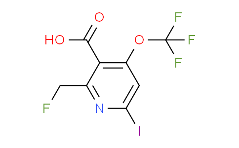 AM153377 | 1804441-34-6 | 2-(Fluoromethyl)-6-iodo-4-(trifluoromethoxy)pyridine-3-carboxylic acid