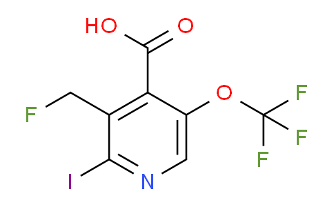 AM153384 | 1804778-81-1 | 3-(Fluoromethyl)-2-iodo-5-(trifluoromethoxy)pyridine-4-carboxylic acid