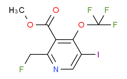 AM153390 | 1804357-53-6 | Methyl 2-(fluoromethyl)-5-iodo-4-(trifluoromethoxy)pyridine-3-carboxylate
