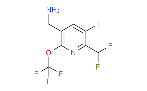 AM153396 | 1804850-29-0 | 5-(Aminomethyl)-2-(difluoromethyl)-3-iodo-6-(trifluoromethoxy)pyridine