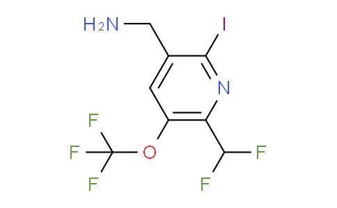 AM153404 | 1806740-94-2 | 3-(Aminomethyl)-6-(difluoromethyl)-2-iodo-5-(trifluoromethoxy)pyridine