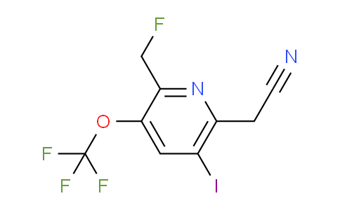 AM153407 | 1805990-63-9 | 2-(Fluoromethyl)-5-iodo-3-(trifluoromethoxy)pyridine-6-acetonitrile