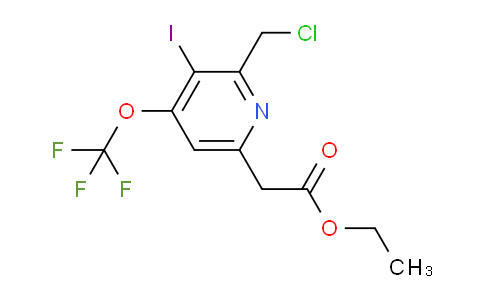 AM153418 | 1804369-03-6 | Ethyl 2-(chloromethyl)-3-iodo-4-(trifluoromethoxy)pyridine-6-acetate