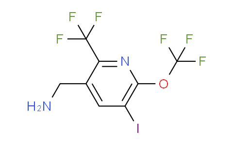 3-(Aminomethyl)-5-iodo-6-(trifluoromethoxy)-2-(trifluoromethyl)pyridine