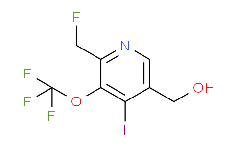 2-(Fluoromethyl)-4-iodo-3-(trifluoromethoxy)pyridine-5-methanol
