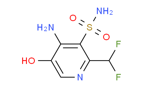 4-Amino-2-(difluoromethyl)-5-hydroxypyridine-3-sulfonamide