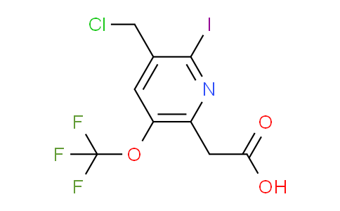 AM153451 | 1806259-55-1 | 3-(Chloromethyl)-2-iodo-5-(trifluoromethoxy)pyridine-6-acetic acid