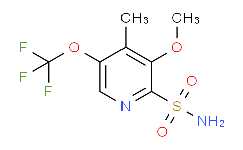 AM153467 | 1804742-62-8 | 3-Methoxy-4-methyl-5-(trifluoromethoxy)pyridine-2-sulfonamide