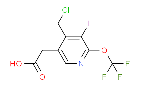 AM153469 | 1804838-94-5 | 4-(Chloromethyl)-3-iodo-2-(trifluoromethoxy)pyridine-5-acetic acid