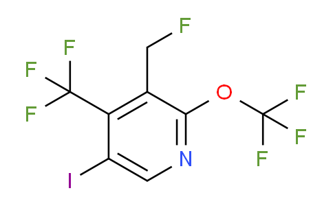 3-(Fluoromethyl)-5-iodo-2-(trifluoromethoxy)-4-(trifluoromethyl)pyridine