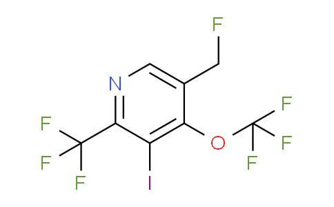 5-(Fluoromethyl)-3-iodo-4-(trifluoromethoxy)-2-(trifluoromethyl)pyridine