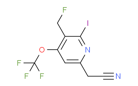 AM153495 | 1804778-25-3 | 3-(Fluoromethyl)-2-iodo-4-(trifluoromethoxy)pyridine-6-acetonitrile