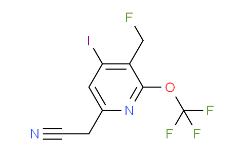 AM153498 | 1804839-27-7 | 3-(Fluoromethyl)-4-iodo-2-(trifluoromethoxy)pyridine-6-acetonitrile