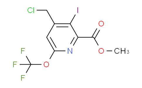 AM153499 | 1804367-13-2 | Methyl 4-(chloromethyl)-3-iodo-6-(trifluoromethoxy)pyridine-2-carboxylate