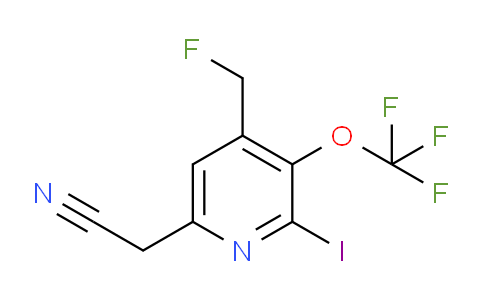 AM153504 | 1804830-44-1 | 4-(Fluoromethyl)-2-iodo-3-(trifluoromethoxy)pyridine-6-acetonitrile