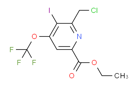AM153506 | 1804633-89-3 | Ethyl 2-(chloromethyl)-3-iodo-4-(trifluoromethoxy)pyridine-6-carboxylate