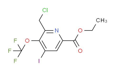 AM153510 | 1806258-31-0 | Ethyl 2-(chloromethyl)-4-iodo-3-(trifluoromethoxy)pyridine-6-carboxylate