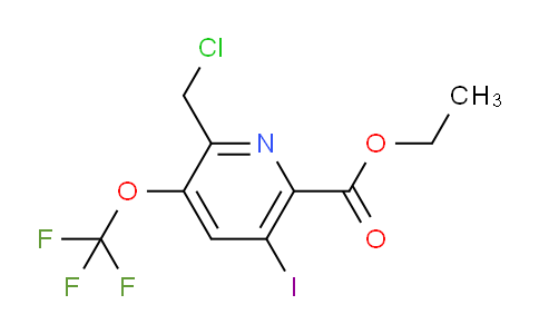 AM153515 | 1804353-72-7 | Ethyl 2-(chloromethyl)-5-iodo-3-(trifluoromethoxy)pyridine-6-carboxylate