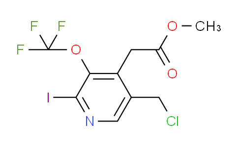 AM153533 | 1804368-96-4 | Methyl 5-(chloromethyl)-2-iodo-3-(trifluoromethoxy)pyridine-4-acetate