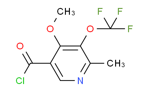 4-Methoxy-2-methyl-3-(trifluoromethoxy)pyridine-5-carbonyl chloride